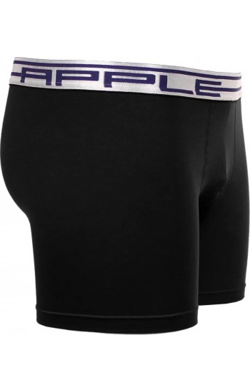 533.Apple Boxer 3 τεμάχια 0113965 X3 μαύρο-ανθρακί-μπλε