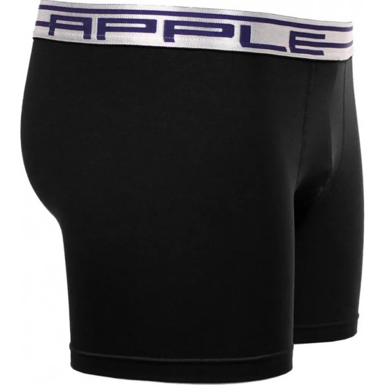 533.Apple Boxer 3 τεμάχια 0113965 X3 μαύρο-ανθρακί-μπλε