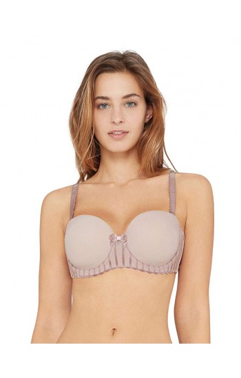 ΣΟΥΤΙΕΝ STRAPLESS BESTFORM TAUPE CUPS C,D,E,F