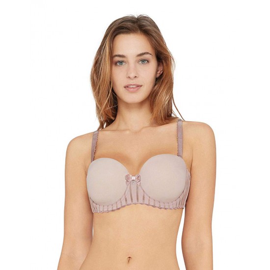 ΣΟΥΤΙΕΝ STRAPLESS BESTFORM TAUPE CUPS C,D,E,F