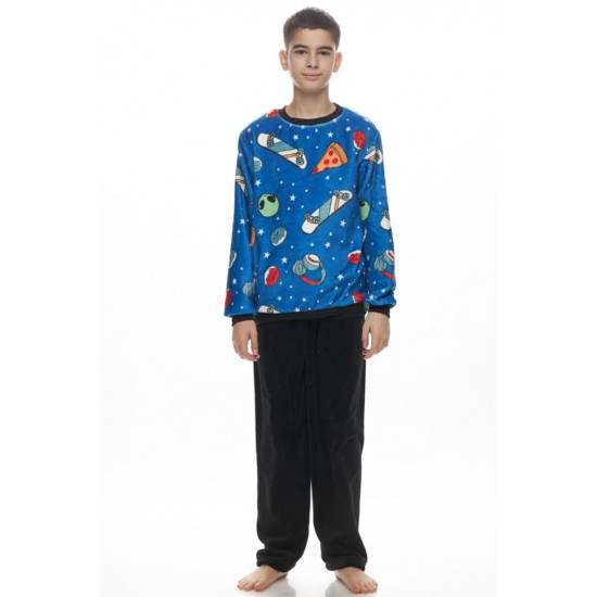 Πυτζάμα Παιδική  galaxy αγορι Soft Fleece  “Fun”