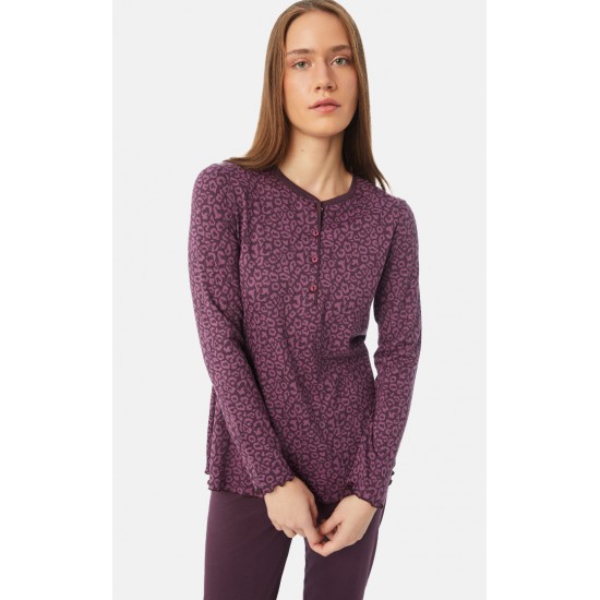 Womanliness TENCEL™ Modal Γυναικεία Πυτζάμα με πατιλέτα MINERVA