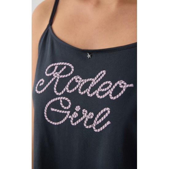 Rodeo Girl Αμάνικη Μπριτέλα Γυναικεία Πυτζάμα Minerva