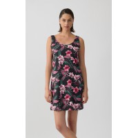 Exotic Floral Γυναικεία Αμάνικη Μπριτέλα Νυχτικιά Minerva 