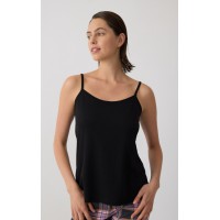 Μονόχρωμη TENCEL™ Αμάνικη Γυναικεία Μπριτέλα Top Minerva