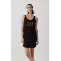 Zebra TENCEL™ Γυναικεία Αμάνικη Μπριτέλα Νυχτικιά Minerva 