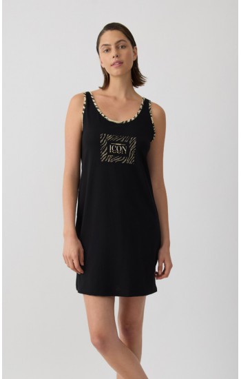 Zebra TENCEL™ Γυναικεία Αμάνικη Μπριτέλα Νυχτικιά Minerva 