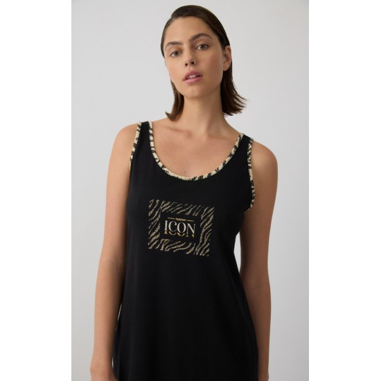 Zebra TENCEL™ Γυναικεία Αμάνικη Μπριτέλα Νυχτικιά Minerva
