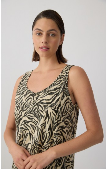 Zebra TENCEL™ Γυναικεία Αμάνικη Μπριτέλα Νυχτικιά Minerva 