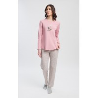 Tiny Floral Interlock Γυναικεία Πυτζάμα MINERVA