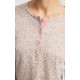 Tiny Floral Interlock Γυναικεία Πυτζάμα με Πατιλέτα MINERVA