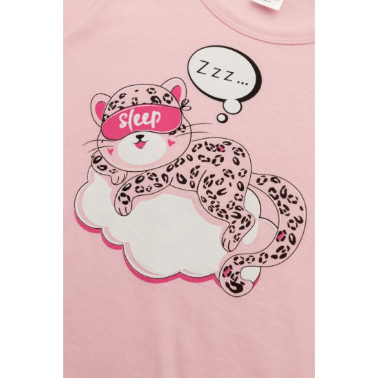 Sleepy Cats Κοντομάνικη Παιδική Πυτζάμα