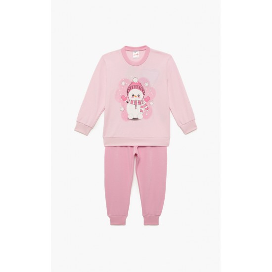 Snowman Unisex Βρεφική Πυτζάμα Minerva για κορίτσι
