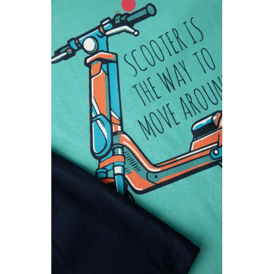 Scooter Moves Κοντομάνικη Παιδική Πυτζάμα Minerva αγορι