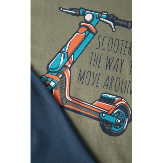 Scooter Moves Κοντομάνικη Παιδική Πυτζάμα Minerva αγορι