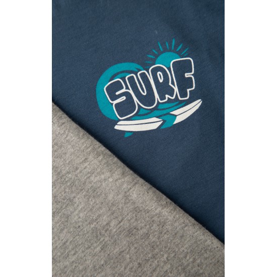 Surf Vibes Aμάνικη Παιδική Πυτζάμα Minerva
