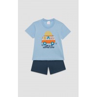 Surfing Camp Κοντομάνικη Βρεφική Πυτζάμα Minerva αγορι 