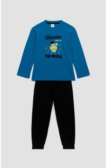 Cartoon Mix Interlock Παιδική Πυτζάμα Minerva 
