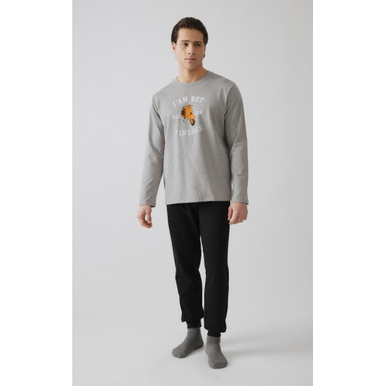 Vintage Φούτερ Ανδρική Πυτζάμα MINERVA