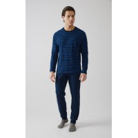 Stripes Κοντομάνικη Ανδρική Πυτζάμα minerva