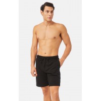 ΒΕΡΜΟΥΔΑ Ανδρική MINERVA 100% Cotton ΜΑΥΡΟ