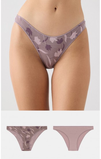 Fimelle TENCEL™ Modal Γυναικείο Χαμηλόμεσο Rio Invisible Σλιπ 2 τμχ