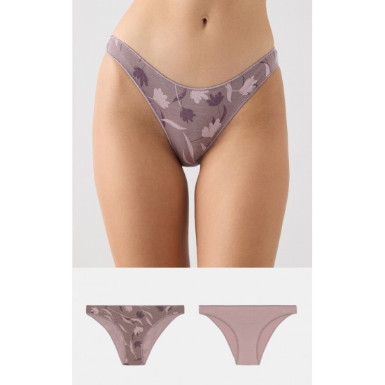 Fimelle TENCEL™ Modal Γυναικείο Χαμηλόμεσο Rio Invisible Σλιπ 2 τμχ