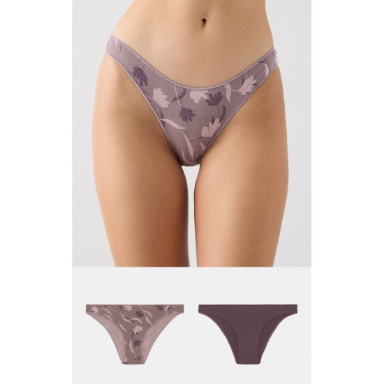 Fimelle TENCEL™ Modal Γυναικείο Χαμηλόμεσο Rio Invisible Σλιπ 2 τμχ