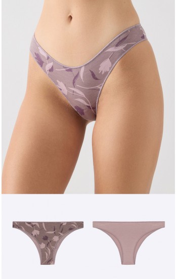 Fimelle TENCEL™ Modal Γυναικείο Brazilian Invisible Σλιπ 2 τμχ
