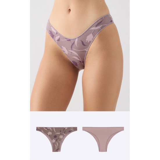 Fimelle TENCEL™ Modal Γυναικείο Brazilian Invisible Σλιπ 2 τμχ