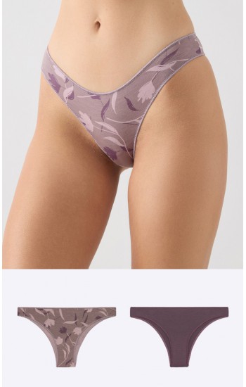 Fimelle TENCEL™ Modal Γυναικείο Brazilian Invisible Σλιπ 2 τμχ