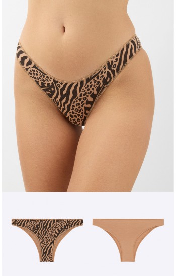 Fimelle TENCEL™ Modal Γυναικείο Brazilian Invisible Σλιπ 2 τμχ
