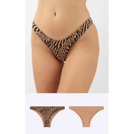 Fimelle TENCEL™ Modal Γυναικείο Brazilian Invisible Σλιπ 2 τμχ