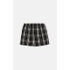 784.Boxer Short Popline MINERVA καρώ 2 τεμάχια
