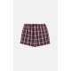 779.Boxer Short Popline MINERVA καρώ 2 τεμάχια