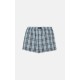 779.Boxer Short Popline MINERVA καρώ 2 τεμάχια