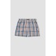 786.Boxer Short Popline MINERVA καρώ 2 τεμάχια