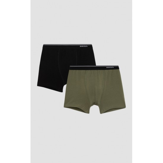 box31.Μονόχρωμο Παιδικό / Εφηβικό Boxer 2τμχ minerva