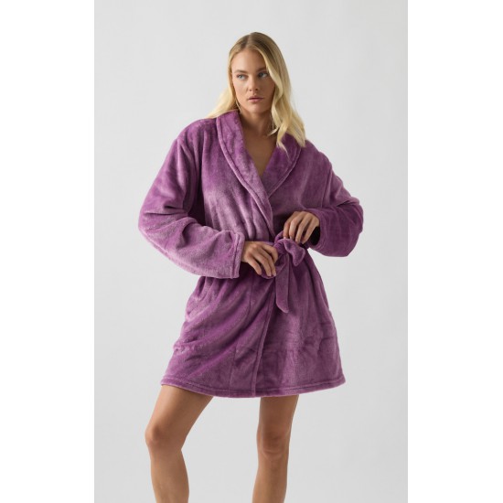 Fleece Γυναικεία Ρόμπα Minerva
