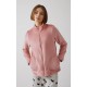 Μονόχρωμο Fleece Γυναικείο Μπουφάν Minerva