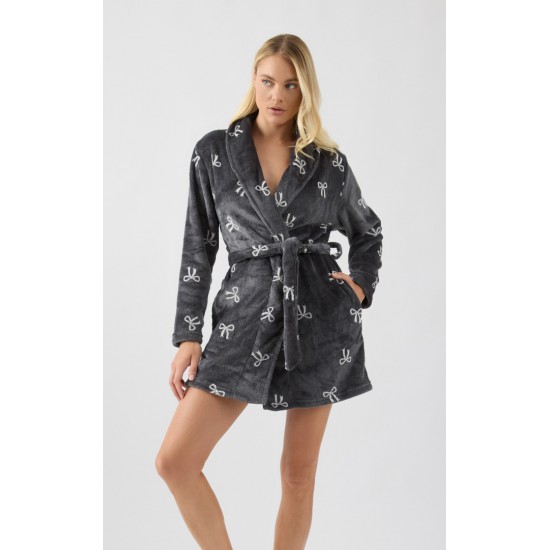 Bows Fleece Γυναικεία Ρόμπα Minerva