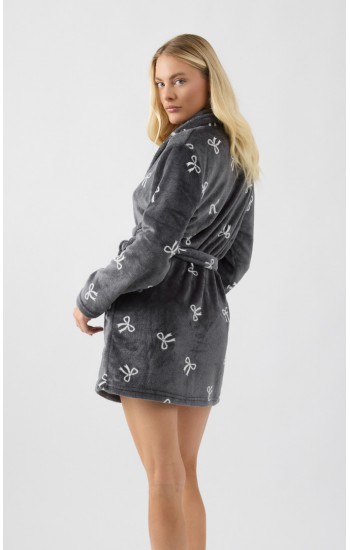 Bows Fleece Γυναικεία Ρόμπα Minerva