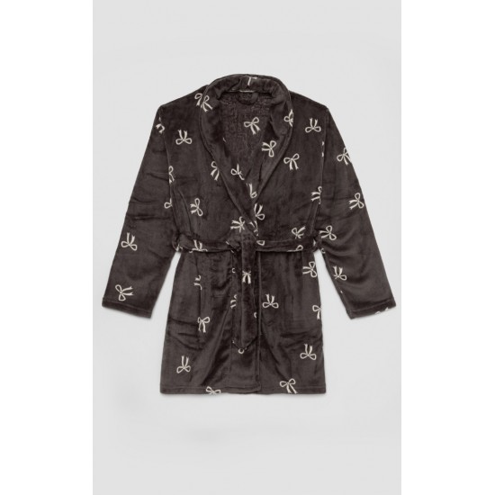 Bows Fleece Γυναικεία Ρόμπα Minerva