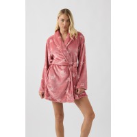 Bows Fleece Γυναικεία Ρόμπα Minerva
