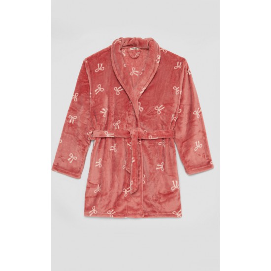Bows Fleece Γυναικεία Ρόμπα Minerva