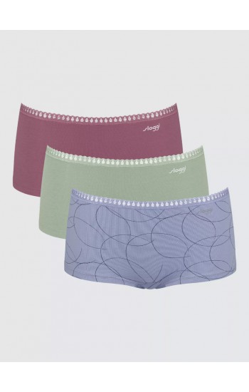 392,SLOGGI Γυναικεία Σλίπ GO Crush H Short C3P -V008