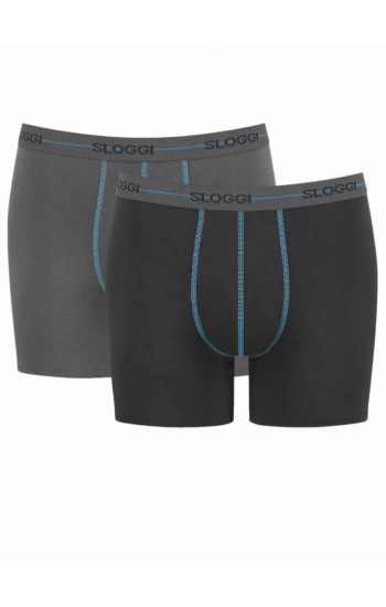313.BOXER SLOGGI MEN START SHORT M003 2 τεμμάχια 