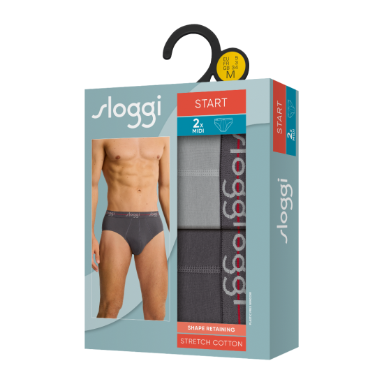 154.SLOGGI Men Start Midi 2Pack 0034