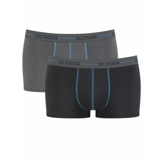 215.BOXER SLOGGI MEN START HIPSTER M003 2 τεμμάχια
