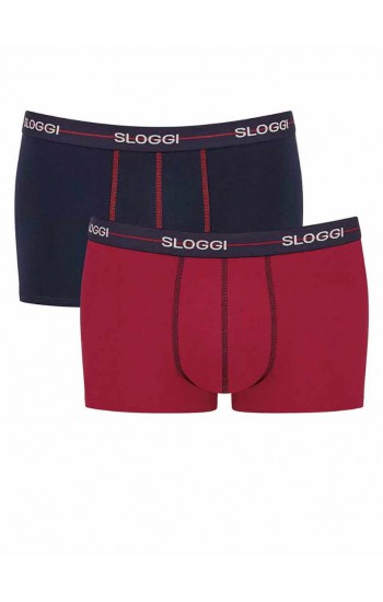 215.BOXER SLOGGI MEN START HIPSTER M008 2 τεμμάχια